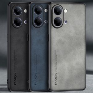 PU Leather Sheepskin Feeling Phone Case For Xiaomi Poco X8 Pro Max Protective Cover Fundas Coque Capa