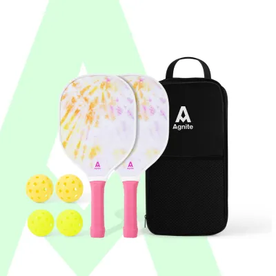 Agnite เซ็ตพิคเคิลบอล ไม้พิคเคิลบอล แม่นยำ ใช้งานง่าย เหมาะกับทุกพื้นผิว Pickleball racket set