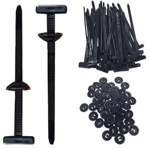 Bộ 20 Dây Rút Nhựa Nút Chụp Khoá Dài 90mm Bản 5mm Chuyên Dùng Kết Nối Nhanh Dàn Nhựa Cho Xe Máy Xe Ô tô