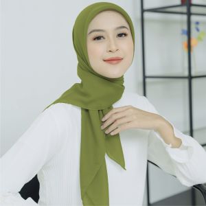 Lozy Hijab - 100k Get 4 Polly Cotton Square (Hijab Segiempat Polly Cotton)