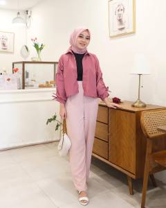 CELANA WANITA - JILL KULOT -  celana wanita kekinian ootd - kulot wanita crinkle - celana kulot wanita terbaru