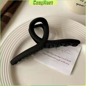C.N. Hair Clip Gentle Gripper Clip Fashion Cross Hair Clips Elegant Hair Accessories Korean Frosted Style