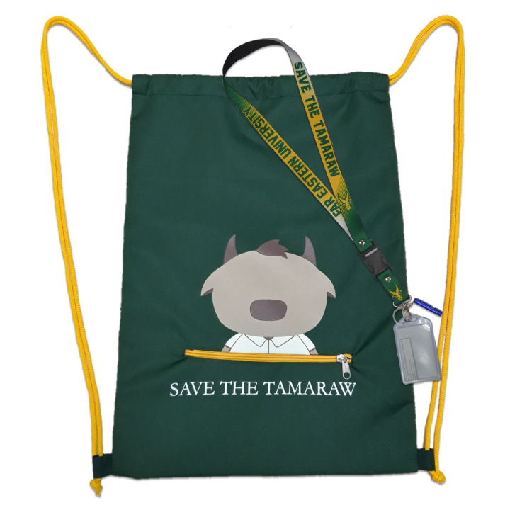 Save the Tamaraw - Draw String Bag + FEU Lanyard | Far Eastern ...