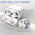 Mới Rõ Ràng Trường Hợp Đối Với 2024 Airpods 4 Với khử tiếng ồn chủ động Chống Vàng Trong Suốt Bìa Với Dây Buộc Cho Apple Airpod 4 Với Bộ Làm Sạch. 