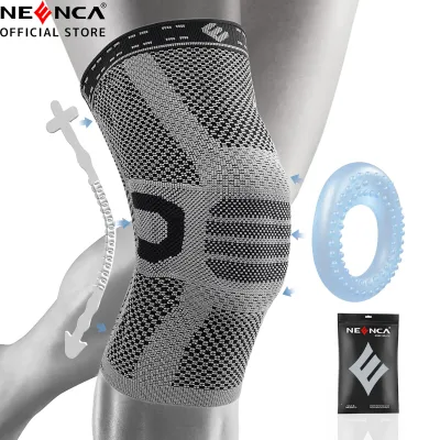 NEENCA Knee Brace for Knee Pain Compression Knee Support with Patella Tendon Srtap & Gel Pads Side Stabilizers. Knee Sleeve for Meniscus Tear ACL PCL Arthritis Joint Pain Relief Runner Workout