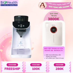 Máy Pha Sữa Tự Động Trong 10s Máy Pha Sữa An Toàn Tiết Kiệm Thời Gian Cho Bố Mẹ Biohealth BH6000