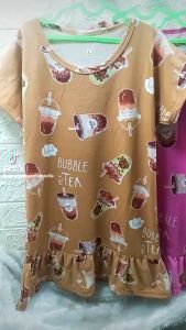 Dress Anak Perempuan Motif Buble MilkTea terbaru usia 3-12tahun