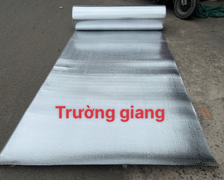 (Khổ cao 1m x 2 mặt bạc x dày 4ly) Tấm cách nhiệt chống nóng mái nhà ...