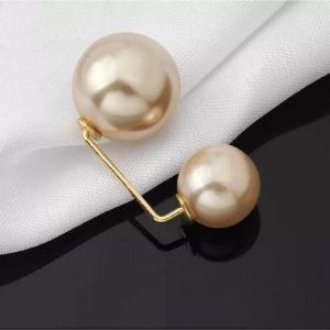 ✅100% Original AMZ Fashion Pearl Brooch Ladies Pin Fixed Clothes Neckline Accessories Brooch