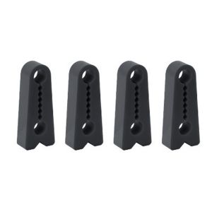 GTRBFDS 4Pcs Soundproofing Car Door Lock Sound Deadener Buffer Shock Absorber Silicone Sound Damper Door Lock Buffer Seal Car Door Lock Protectors for Quieter Closing