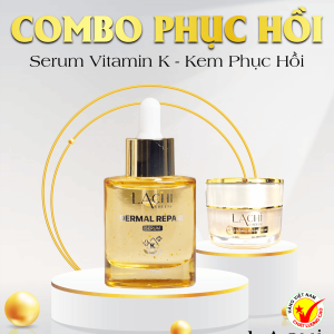 Combo Kem phục hồi + Serum Vitamin K Cheese LaChi hàng chính hãng
