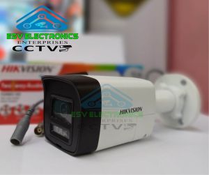 DS-2CE17D0T-LTS - HIKVISION 2MP Two Way Audio Fixed Mini Bullet Camera (Metal)