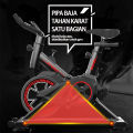 Spinning bike Sepeda statis peralatan fitness dalam ruangan yang sangat tenang. 