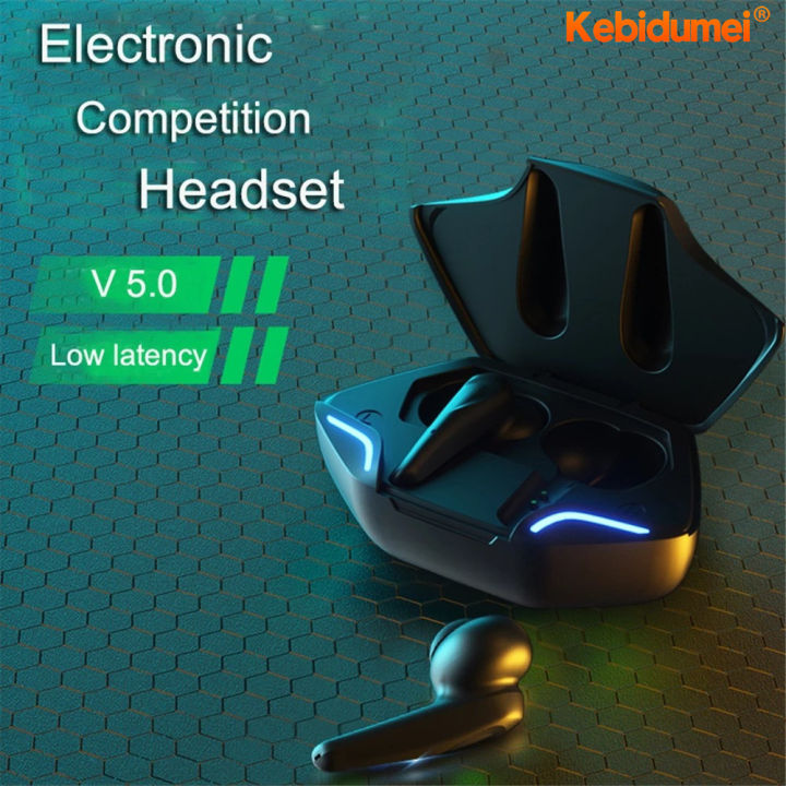Kebidumei Tai Nghe Chơi Game G11 Pro TWS Bluetooth 5.1 Tai Nghe Không Dây Âm Nhạc Chất Lượng Âm Thanh HIFI Bass Mạnh Mẽ Độ Trễ Cực Thấp Kèm Hộp Sạc