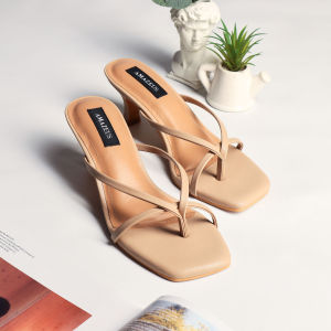 Amazeus LEONESS High Heels 5cm Tali Kekinian Chunky Wanita