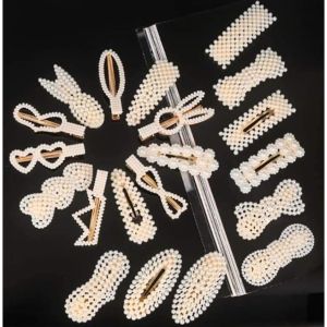 Set 20 chiếc kẹp tóc ngọc trai nhân tạo Hàn Quốc siêu xinh