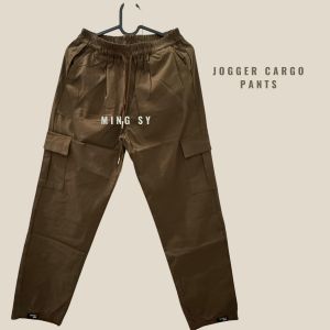 Stretchable Cargo Jogger Pants for women with Side Pocket (S to 5XL) chocobrown