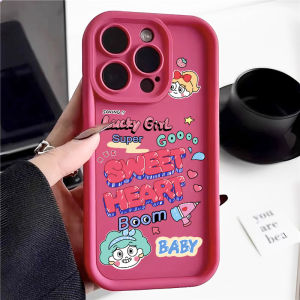 Compatible with iphone 14 Pro Max Phone Case Cartoon Girl Cute Comics 12 13 14 15 11 Pro Max Casing silicone xr xs Max 7 8 Plus