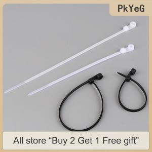 [COD] PkYeG Tool 100Pcs Screw Hole Cable Ties Fixed Cable Tie Nylon Cable Zip Ties With Screw Hole Mount Self Locking Loop Wrap Bundle Tie Straps