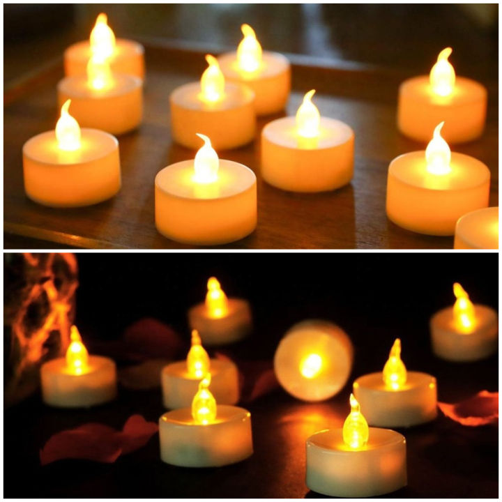 3D Battery Operated Electric LED Flicker Flameless Plastic Mini Candle ...