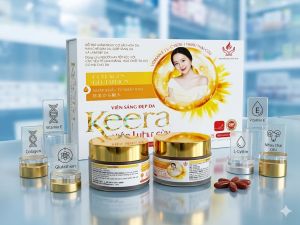 Viên Uống Sáng Da Keera Glutathione Collagen – Sáng Da Chống Oxy HóaHỗ Trợ Giảm Lão HóaĐẹp Da Nữ