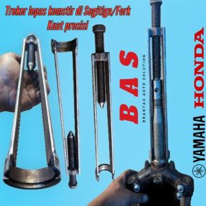 Treker Lepas Komstir di Fork segitiga motor super kuat mudah dan premium