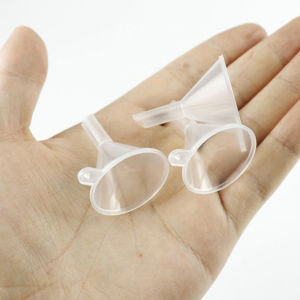 [Jealous Girl] Mini Small Funnels Transparent for Fill Liquid Plastic Bottleneck Bottles Auxiliary Tool