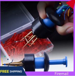 Bloodworm Clip Lightweight Portable Copper Red Worm Lure Bait Binder Pellet Plier for Fishing