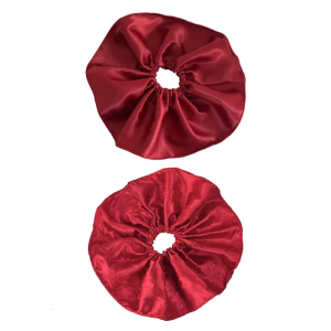 Elegant Oversized Fabric Scrunchies Korean Hair Ties Hair Accessories For Women Elastic Ponytail Holder Gift