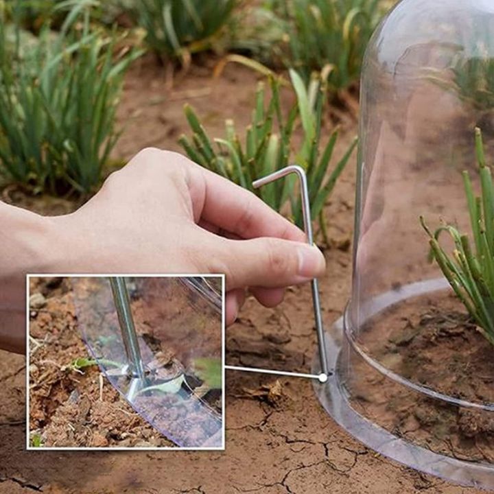 (EMGD) Reusable Garden Plant Cloche, Plant Dome Bell Cover Plastic Mini