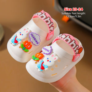 Girls Sandals ChildrenS Slippers Kids Shoes Baby Crocs Shoes Cartoon Non-Slip Slippers Soft-Soled