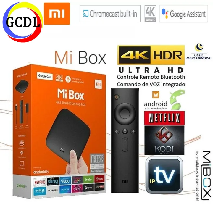 Mi Box 3 Tv Android 9.0 4k Wifi Play Store Hdmi Smart