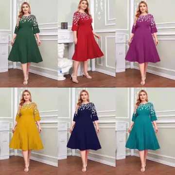 Buy Formal Dress Women Elegant Classy For Chubby 2022 online Lazada .ph