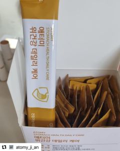 Dung dịch làm lành viêm loét niêm mạc dạ dày giảm đau dạ dày dứt điểm ợ chua chiết xuất nụ hoa kim ngân với mật ong (20ml x 30 gói) - Atomy Stomach Health Daily Care - 애터미 위건강 데일리 케어 - Ежедневный уход за здоровьем желудка Atomy