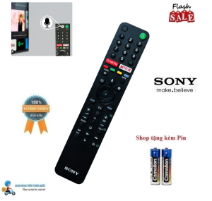 Remote Điều khiển thay thế tivi Sony giọng nói RMF-TX500P- Hàng mới Sony BH 6 tháng Tặng kèm Pin!!!