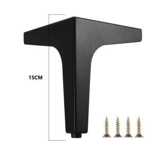 Sofa Besi Kaki 10/15cm Kaki Furniture Besi / Kaki Sofa Segitiga Furniture Besi