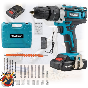 Makita ประแจไฟฟ้า บล็อกไฟฟ้าแรงๆ บล๊อคไฟฟ้าไร้สาย เครื่องมือไฟฟ้าพลังสูง บล็อกถอดล้อไฟฟ้า ประแจผลกระทบ บล็อกลมไฟฟ้า ขันน็อตง่าย แข็งแรงทนทาน