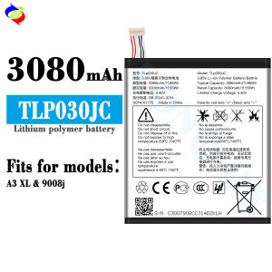 Dimi for Alcatel Tlp030jc Mobile Phone Battery A3 XL/9008j Brand New Battery 3000MAh