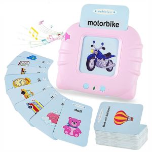 Bafada Baby Flash Card  smart english speaker for kids Reader educational learning materials for kids educational toys for kids  therapy toys early education card reader smart english speaker listening and reading audio toys Children Gift