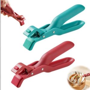 MUSASI Non-slip Anti Scalding Clip Gripper Silicone Meal Bowls Tongs Modern Durable Anti Scalding Holder Kitchen Supplies