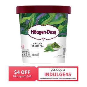 Haagen-Dazs Green Tea Ice Cream 473ML - Frozen