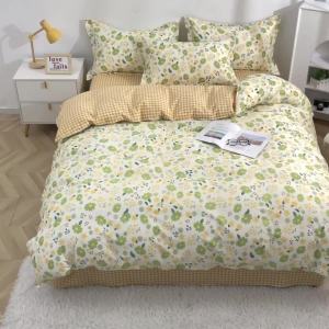 [100% 100% Cotton Single Bed Quilt Cover ] 100% Cotton Double Twill Bedding Set Quilt Cover for All Seasons Dormitory LZD