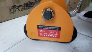 [Freeship+quà tặng 19k] Con chạy xích kéo 2 tấn 3m Kawasaki Nhật tại Máy NTT bảo hành dài hạn dùng treo và di chuyển bám dầm