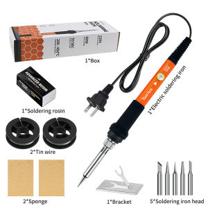 TASKTOOL หัวแร้งบัดกรี 220v หัวแร้งไฟฟ้า 13ชิ้น ปรับอุณหภูมิได้ หัวแร้งแช่ ด้ามปากกา หัวแร้งปากกา ตะกั่ว บัดกรี น้ำยาประสาร ยางสน