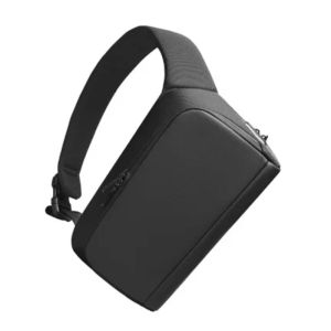 Mark Ryden Premium Black Waterproof CrossBag Personality Fashion Men Magnetic Messenger Bag Lightweight Minimalist Sling Shoulder Bag