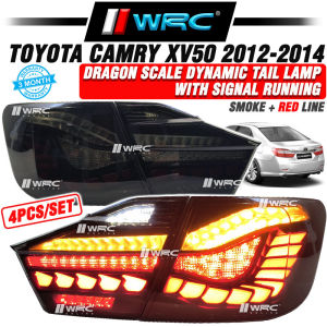 Toyota Camry XV50 2012 - 2014 Dragon Scale Dynamic Tail Lamp With Signal Running