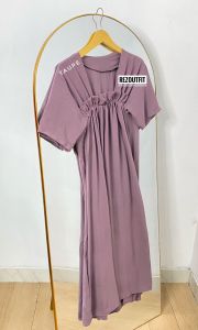 Daster Fuji Crinkle Airflow ld 120 / Homedres Fuji Crinkle Premium / Dress Wanita Busui