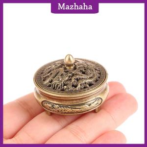 Mazhaha Utensils Incense Lotus Incense Censer Alloy Sandalwood House Furnishings Home Office Decoration