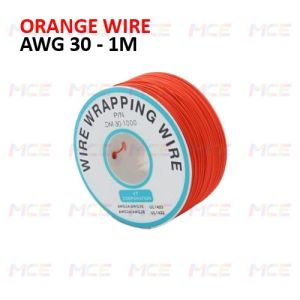 AWG 30 Single Core Cable Tin Copper 1M Wire OK Cable All Colors Available