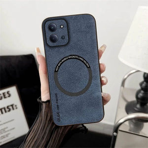 Casing Xiaomi Redmi 15C Leather Magnetic Support Wireless Charging